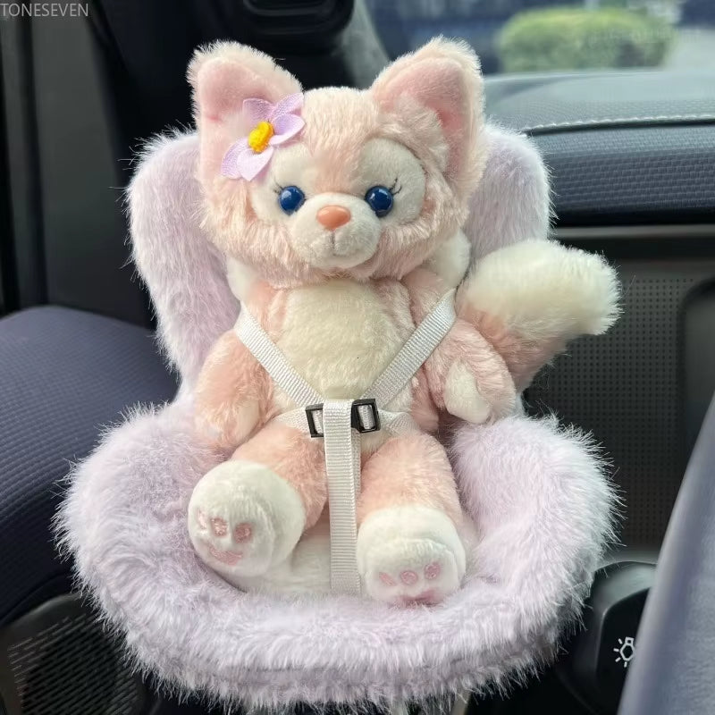 Car Doll Safety Seat for 17Cm Labubu Cartoon Chair Model for Labubu Car Seat Outlet Decor for Labubu Doll Car Interior Styling