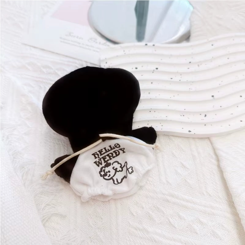 1PC 17Cm Labubu Clothes Cute Mini Plush Doll'S Outfit Accessories Jumpsuit Hooded Sweater Poncho for Labubu Dolls Fans Gift