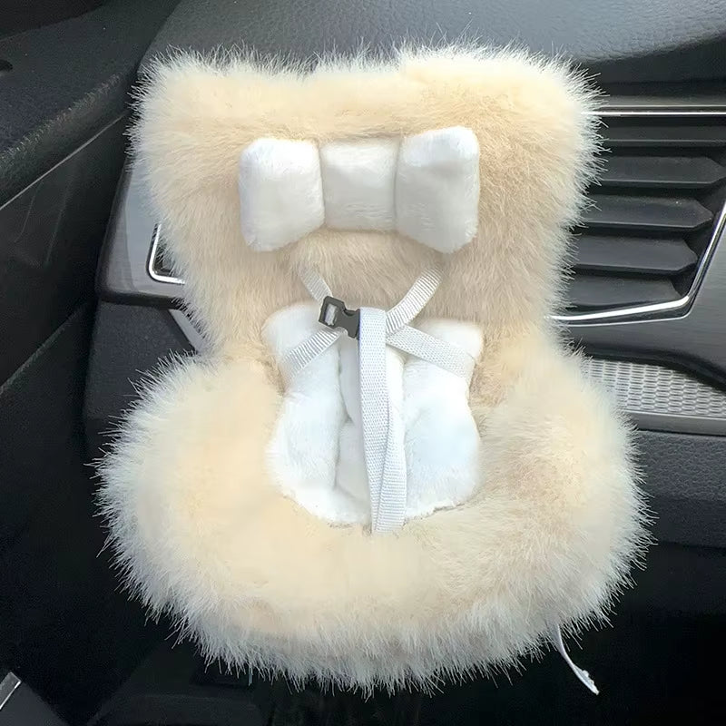 Car Doll Safety Seat for 17Cm Labubu Cartoon Chair Model for Labubu Car Seat Outlet Decor for Labubu Doll Car Interior Styling