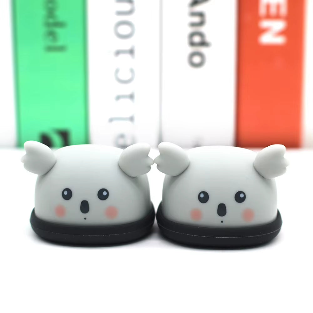 For 17Cm Mini Cute Labubu Macaron Vinyl Doll Cartoon Rubber Slippers Shark Lion Dance Style Labubu Accessories Ropa Labubu