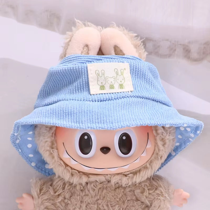 17Cm Cute Mini Plush Doll'S Clothes Outfit Accessories for Korea Kpop Exo Labubu Idol Dolls Sweater Hoodie Clothing DIY Kid Gift