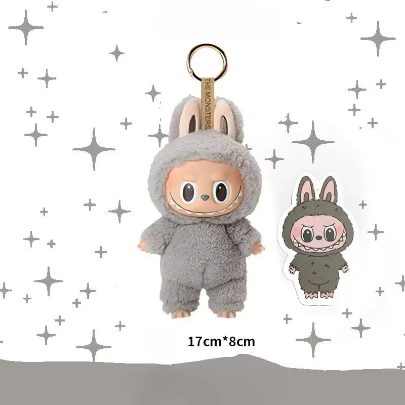 Explosive Labubu Plush Keychain Pendant