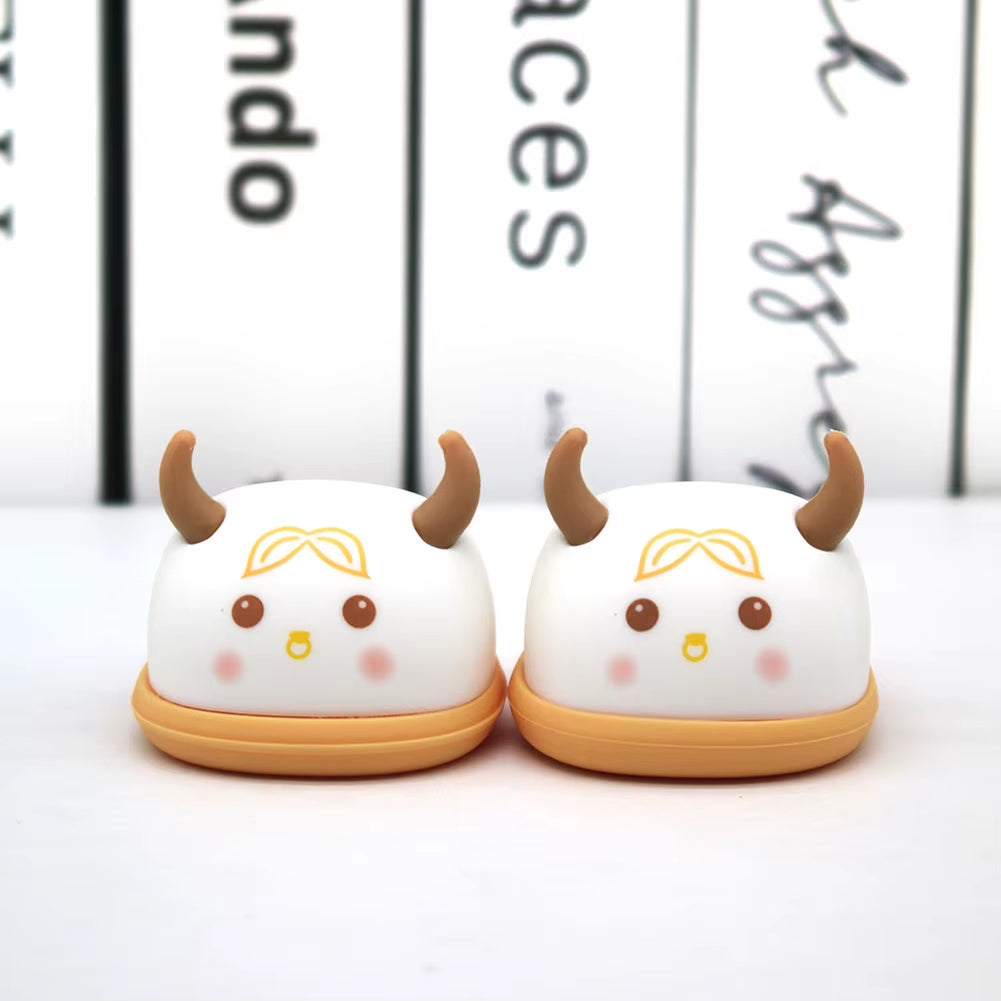 For 17Cm Mini Cute Labubu Macaron Vinyl Doll Cartoon Rubber Slippers Shark Lion Dance Style Labubu Accessories Ropa Labubu