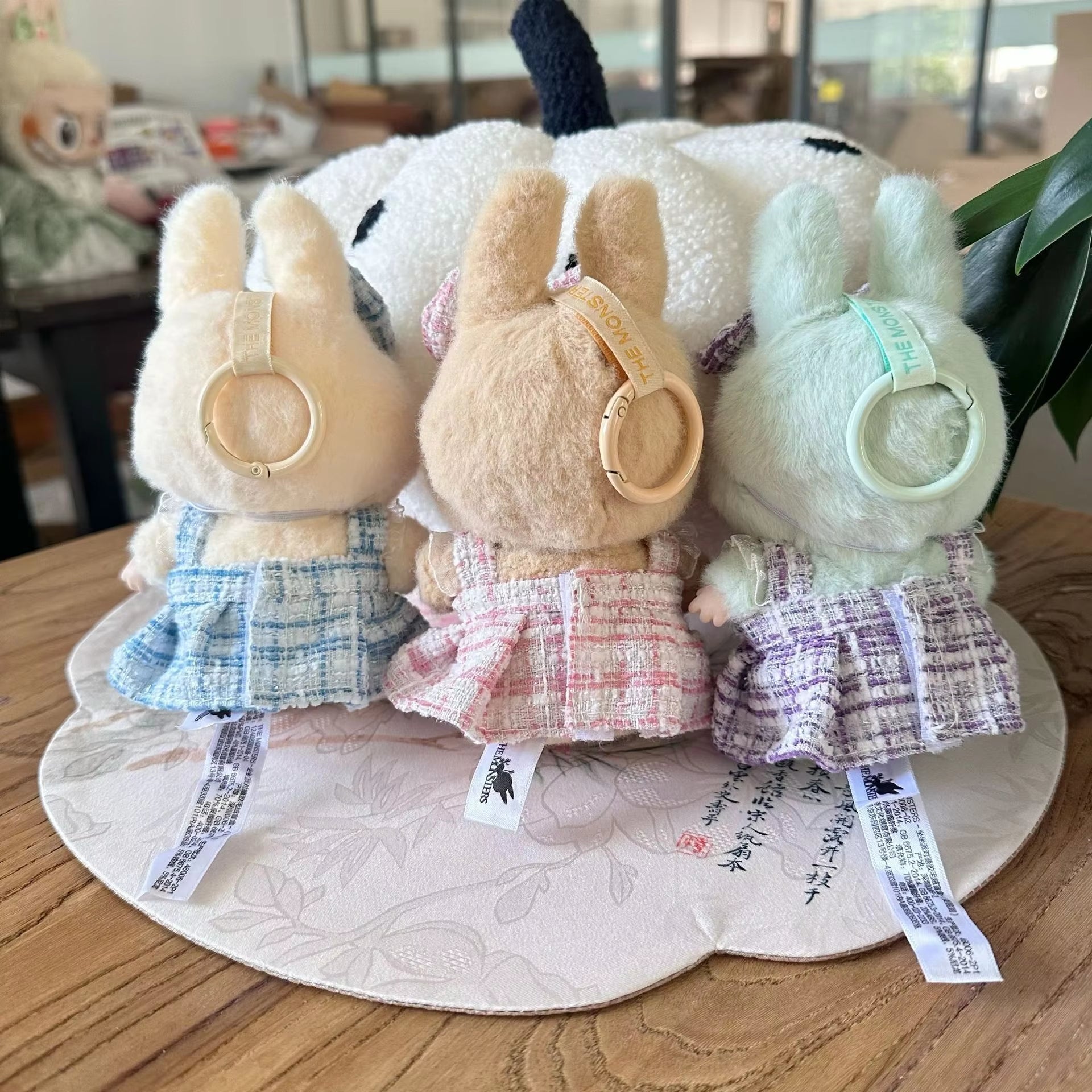 15Cm 17Cm Doll Clothes Only First/Second Generation Pendant Labubu Sitting Party Series Doll Baby Clothes LABUBU