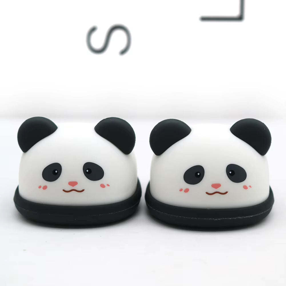 For 17Cm Mini Cute Labubu Macaron Vinyl Doll Cartoon Rubber Slippers Shark Lion Dance Style Labubu Accessories Ropa Labubu