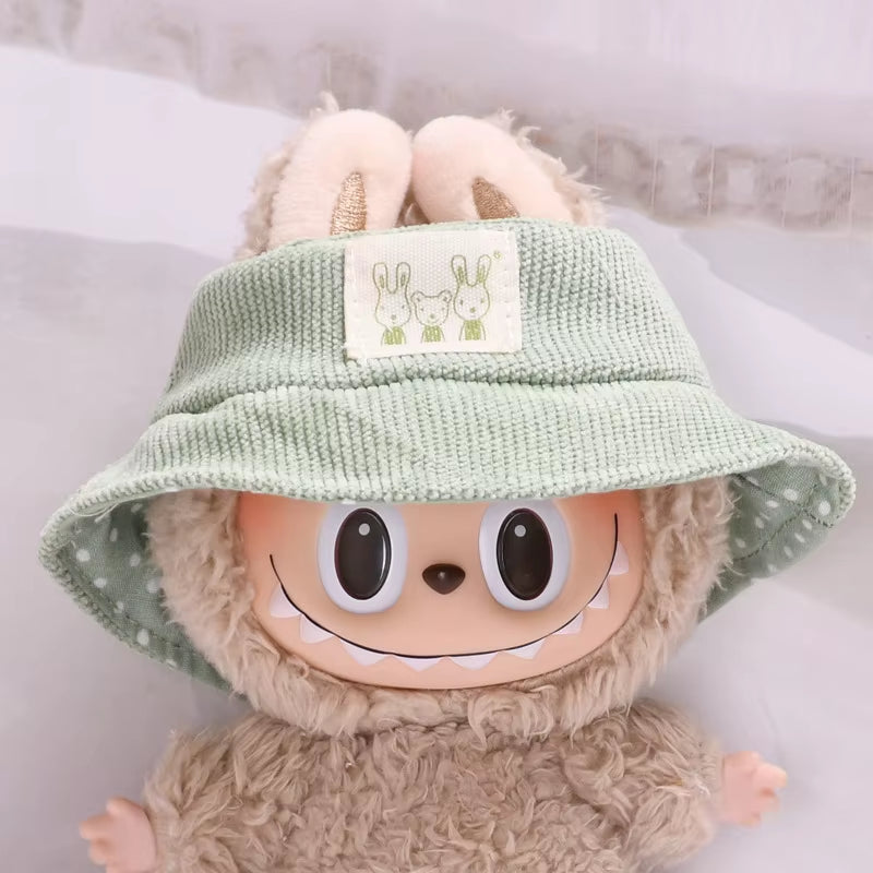 17Cm Cute Mini Plush Doll'S Clothes Outfit Accessories for Korea Kpop Exo Labubu Idol Dolls Sweater Hoodie Clothing DIY Kid Gift